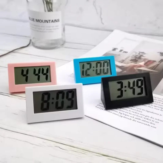 Clock Mini Simple Electronic Clocks Student Clock Portable Desk Clock Bedside Clock Car Clock Real Time Display Digital Clock