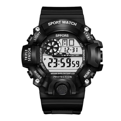 Watch male students sports electronic watches Junior High and high school boys multi-functional waterproof luminous
