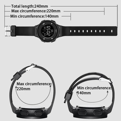 Men's Watch Sports LED Digital Watches Luminous Waterproof Multifunction Sport Clock Outdoor Military Wristwatch for men Kids