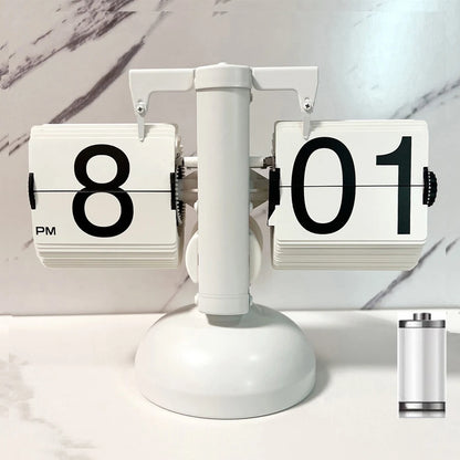 Automatically Page Turning Flipping Clock for Modern Home Office Decoration.A Battery Included.Full of Sense of Technology.