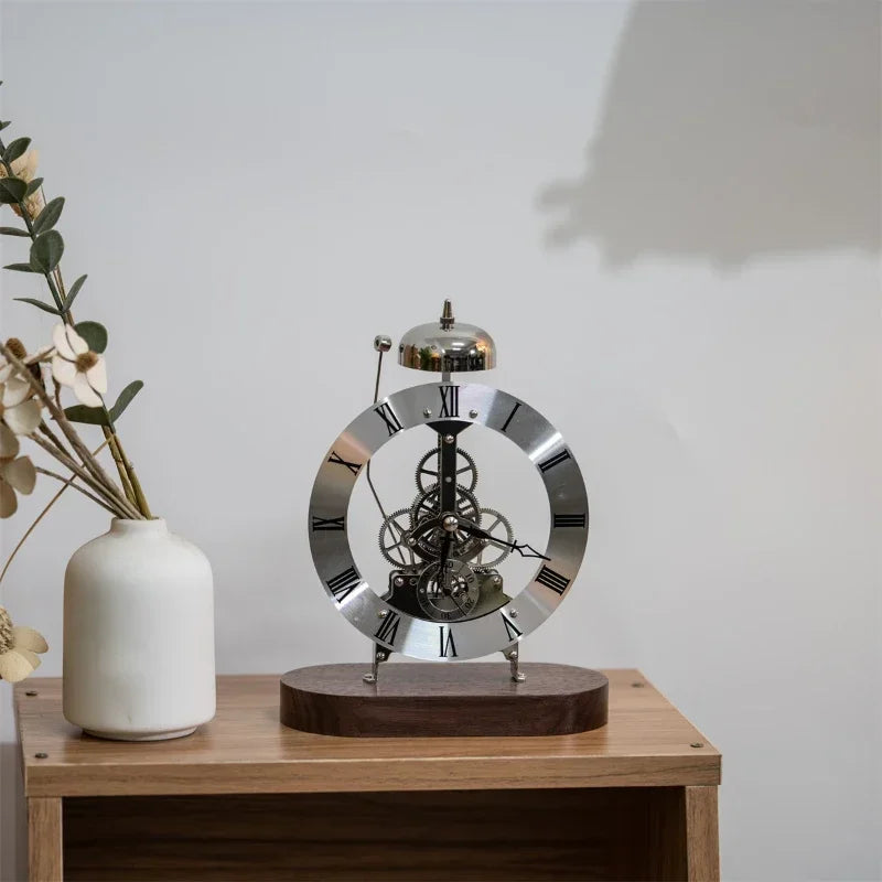 Table Clock Gear Modern Aesthetic Luxury Desk Clocks Living Room Office Mechanism Table Clock Nordic Home Decoration