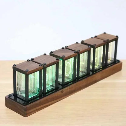 Table Clock Diy Kit Led RGB Digital Classic Luxury Desk Clock Creative Luxury Office Desktop Tabletop Watch Home and Decoration