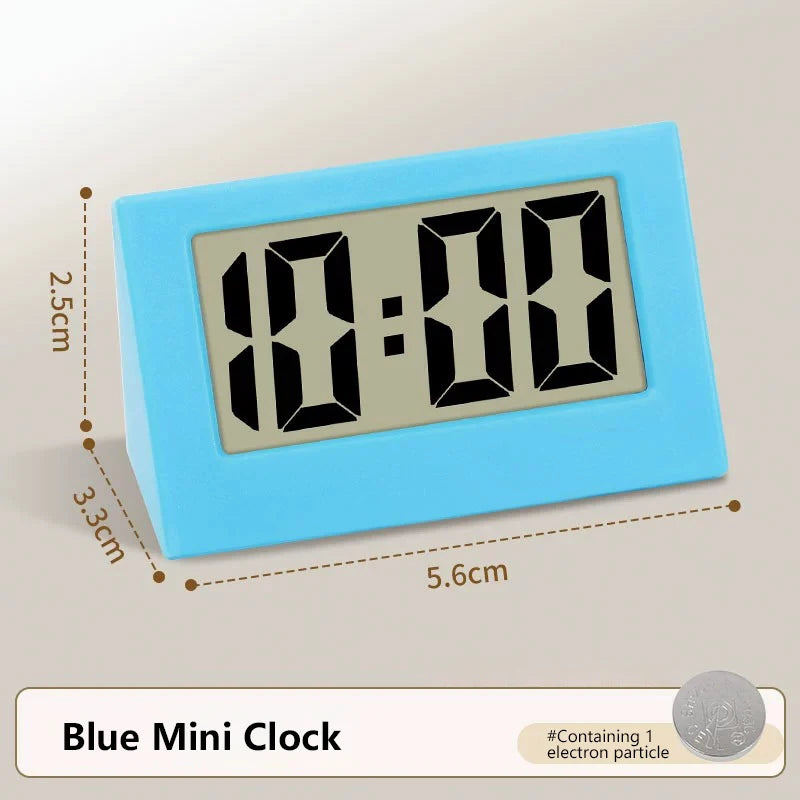 Clock Mini Simple Electronic Clocks Student Clock Portable Desk Clock Bedside Clock Car Clock Real Time Display Digital Clock