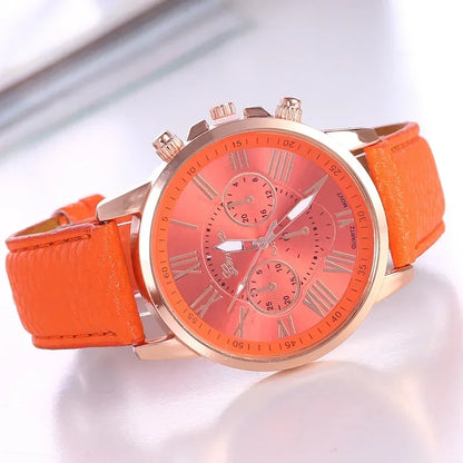Watch Women Casual Ladies Watches Top Brand Luxury Woman Watch Leather Waterproof Simple Dress Quartz Wristwatch Female Clock