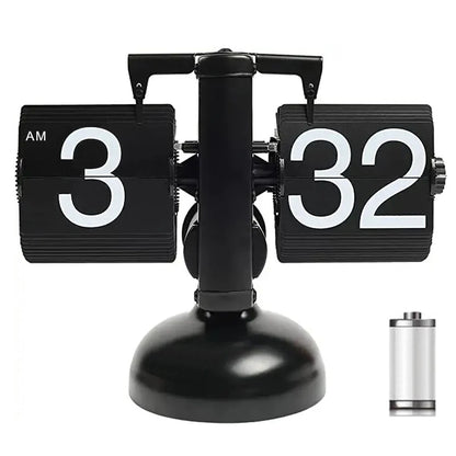 Automatically Page Turning Flipping Clock for Modern Home Office Decoration.A Battery Included.Full of Sense of Technology.