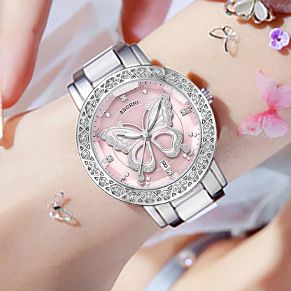 Women Watches 2025 Luxury Brand Relogio Feminino Silver Ladies Wrist Watch For Women Steel Waterproof Female Clock Dropshipping