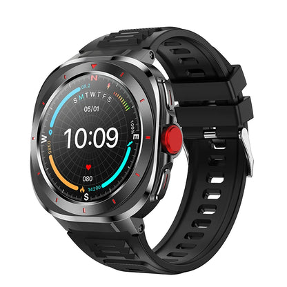 2025 Smart Health Sports Watches Heart Rate Outdoor Compass Blue Tooth Call Smartwatch 1ATM Waterproof Voice Assistant Bracelet