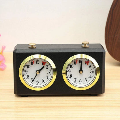 Professional Chess Clock Timer Mechanical Analog Clock Professional Competition Board Game Practical Countdown Timer
