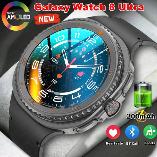 Smart Watch 8 Classic Men HD Display Screen GPS Bluetooth Call Sports Fitness Waterproof Watch SmartWatch 1.32-inch Android IOS