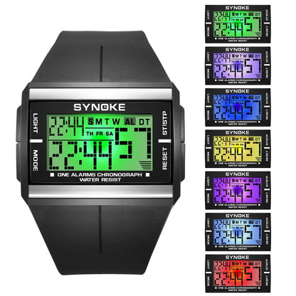 Digital Sports Watch: 50m Waterproof, Reliable & Stylish, Perfect for Every Adventure