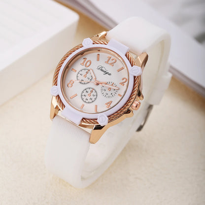 A ladies' fashionable, simple, elegant and lovely ladies' fashion watch, a romantic holiday gift for oneself/girlfriend/mother/f