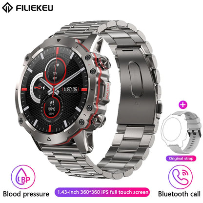 Smart Watch Men Fashion Sport Edition IP68Waterproof Fitness Tracker Man Classic Black Stainless Answer/Make Calls Smart Watches