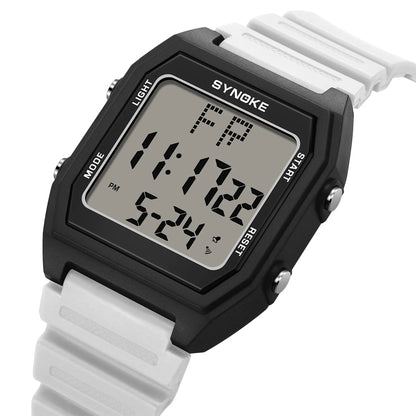 Men's Sports Watch , Digital Display, Square Dial, Fashionable TPU Strap, Ideal for Students