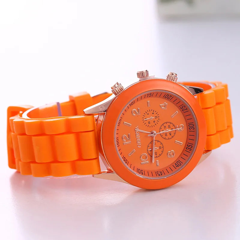 Women Watches 2024 New Fashion Luxury Brand Women Watch Silicone Strap Quartz Wrist Watch for Female Relogio Feminino Zegarki