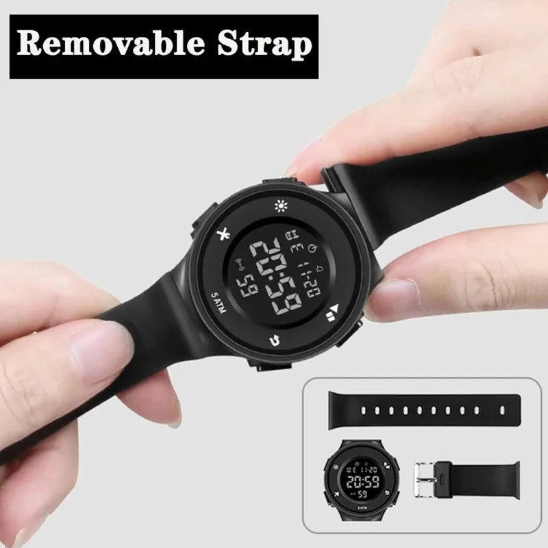 Men's Watch Sports LED Digital Watches Luminous Waterproof Multifunction Sport Clock Outdoor Military Wristwatch for men Kids