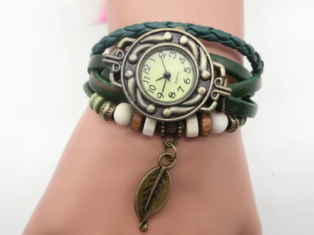 Elegant Ladies Watches Vintage Wristwatches for Women Leather Strap Small Dial Female Quartz Watch Часы Женские Наручные