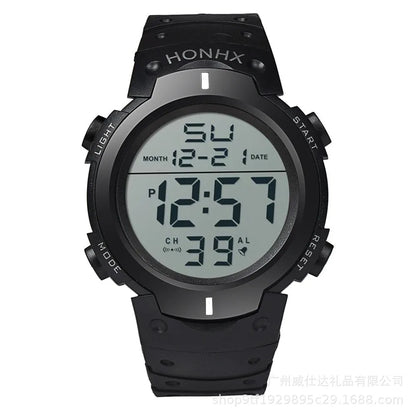 Men Electronic Watch Sports Watches For Men Waterproof Luminous Multifunction Outdoor Fitness Large Screen Electronic Wristwatch